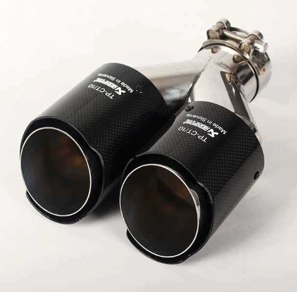 Akrapovic Dual tip Exhaust muffler - Kanshil Custom Moto